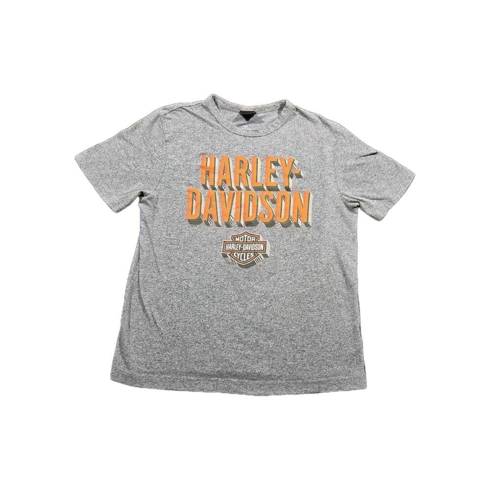 Barnett Harley-Davidson El Paso, Texas Double Sided T Shirt Tee Size Larfe